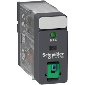 schneider electric Rxg pluggrelé m/ testknapp+led 1 c/o 10a med 24vdc forsyning