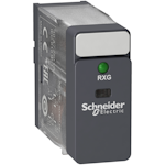 RXG pluggrelé m/LED 1 C/O 10A 230VAC forsyning