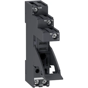 schneider electric Relesokkel for rxg pluggreleer 1 c/o 10a med festebøyle