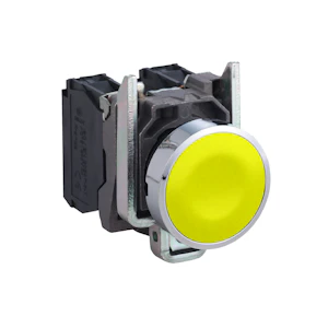 schneider electric Trykknapp gul 1no xb4ba51