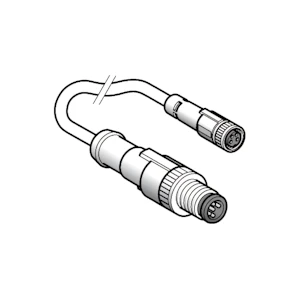 telemecanique Plugg/kabel m12/3 han r-m8/3 h xzcr1509040h2