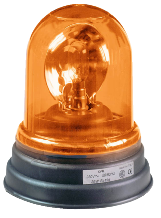 ROT LYS 84MM 24V ORANGE LED