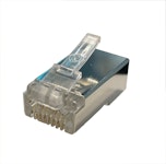 CONNECTOR CAT6A RJ45 STP MALE CONNECTOR