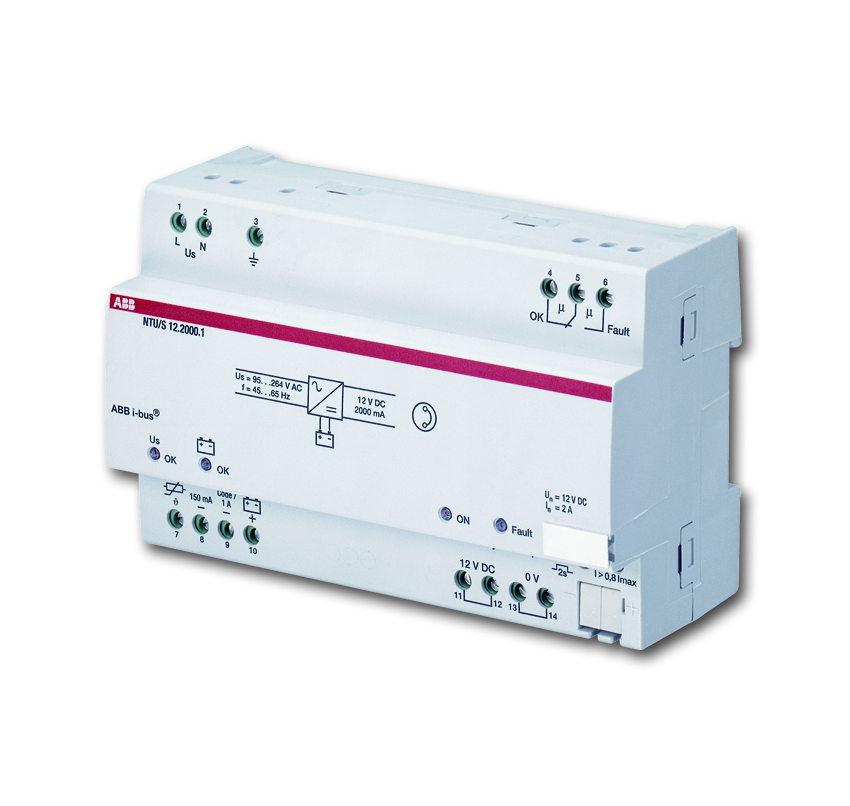 abb Teholähde knx abb ups teholähde 12vdc 2a