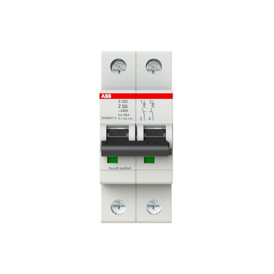 abb Minibrytare 2-pol s202-z8