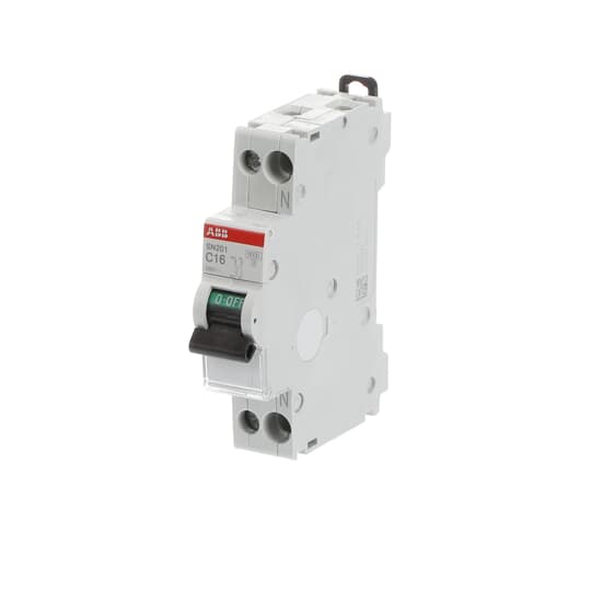 abb Circuit breaker sn201 2-poles 1+n b-char. 16a