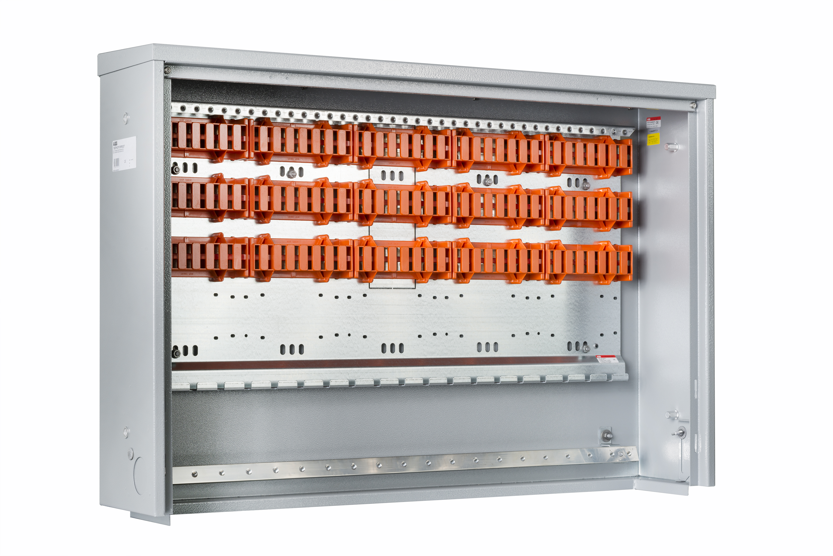 abb Skapoverdel ko-1100, galv/grå ral 7042, m/fs 630a/1000