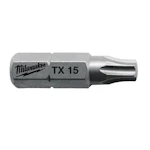 SCREWDR. BIT MILWAUKEE TX10 25MM 25PCS