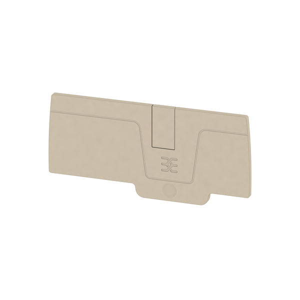 weidmüller Endeplate 64.93 mm x 2.1 mm, beige