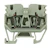 weidmüller Gjennomgangsklemme 2,5 mm², 2 push-in, beige