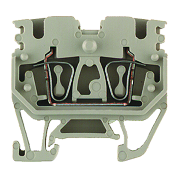 GJENNOMGANGSKLEMME 2,5 MM², 4 PUSH-IN, BEIGE