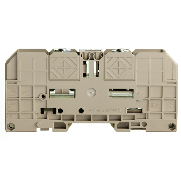 weidmüller Boltklemme 70 mm², bolt, beige