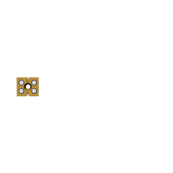 weidmüller Klemblokk 2.5 mm², skru, gul