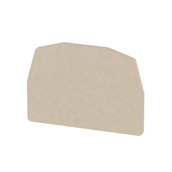 weidmüller Endeplate, beige, 1.5 mm for zdua 2.5-2 zpea 2.5-2