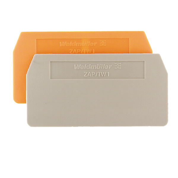 weidmüller Endeplate, 59.5 mm x 30.5 mm, orange
