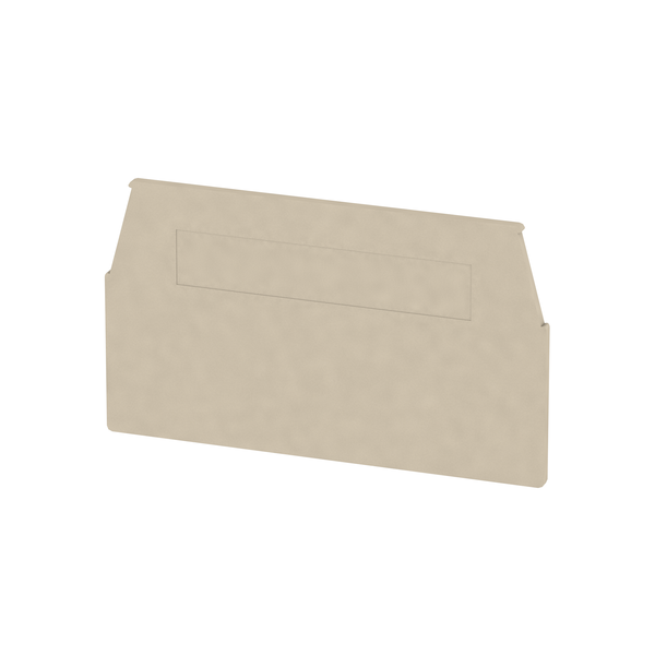 weidmüller Endeplate 60.3 mm x 1.5 mm, dark beige