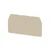 weidmüller Endeplate 68 mm x 45.8 mm, beige