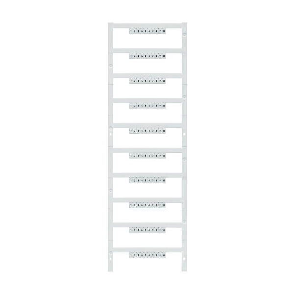 weidmüller Rekkeklemmemerking, 5x3,5 mm, hvit, 61-70