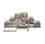 weidmüller Skille/måleklemme 2.5 mm², 4 push-in, beige 2 nivåer