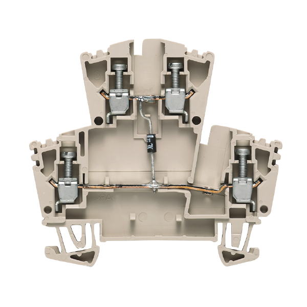 KOMPONENTKLEMME MED SLUKKEKRETS 2.5 MM²