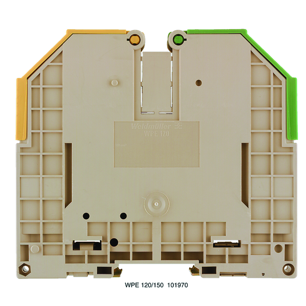 JORDKLEMME 120 MM², SKRU TILKOBLING, GUL/GRØNN