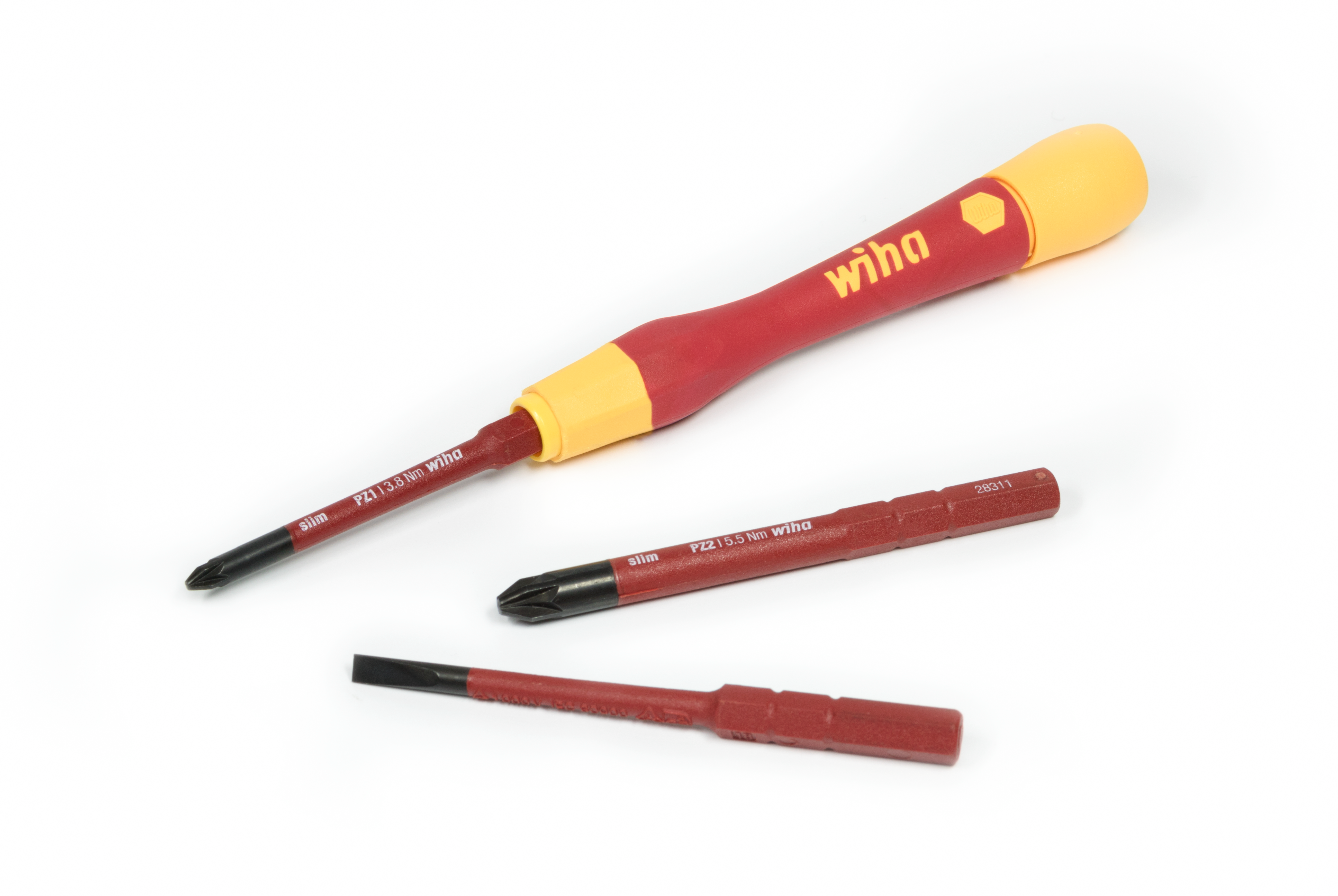 wiha Elektronikktrekker slim 1000v med 3 bits