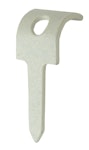 Hammer-in fastener TP-B-12 wooden base white