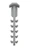 castor Tube fastener dsn 30 plug-in fastener