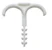 castor Tube fastener dss 20-25 para.cables grey