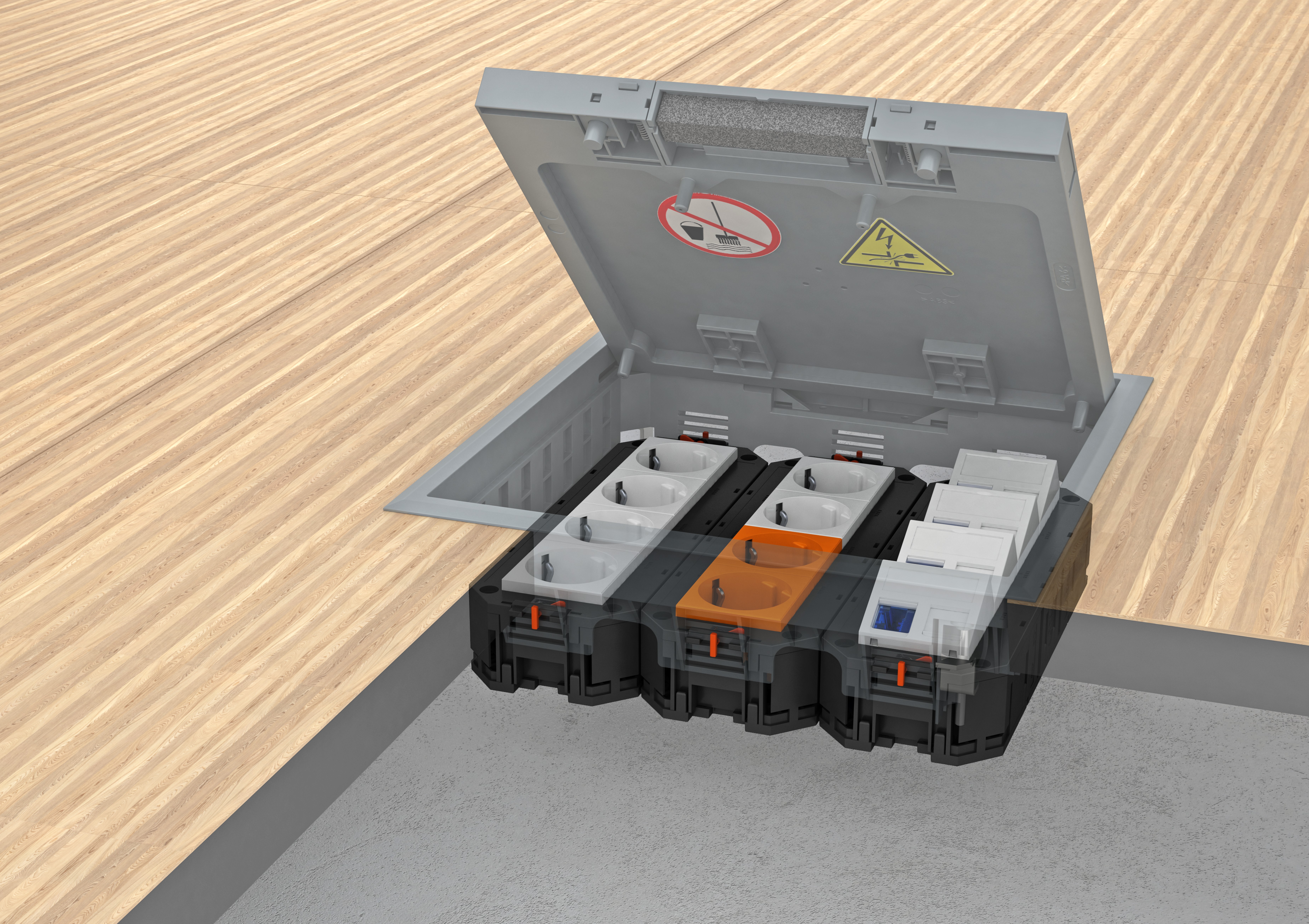 obo bettermann Mounting box ufs ut3 45 3, pa, mus