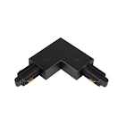 TRACK ACCESSORY LITETRAC L-FEED 1-PHASE OUTER BLACK