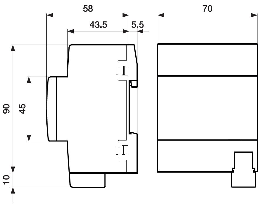 abb Lähtöyksikkö knx abb sah/s8.10.7.1 8x10a