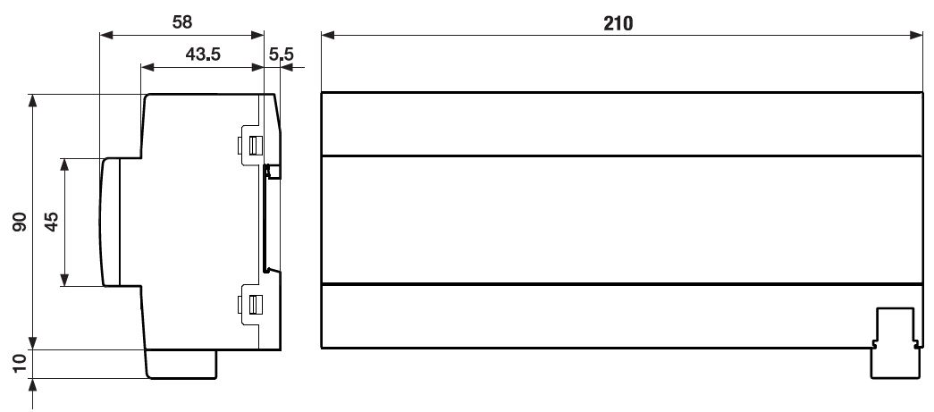 abb Utgångsenhet knx sah/s24.6.7.1 24x6a
