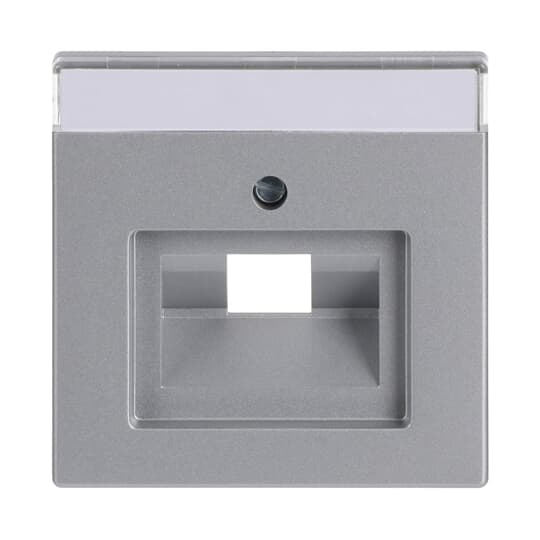 abb Centrumplatta f 1xrj45 alu