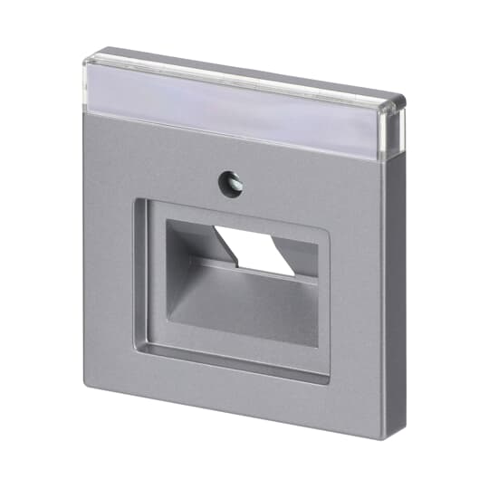 abb Centrumplatta f 1xrj45 alu