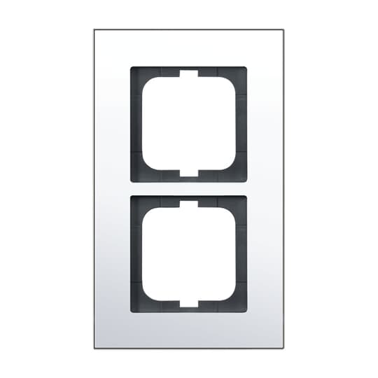 abb Täckram 2-fack krom vågr
