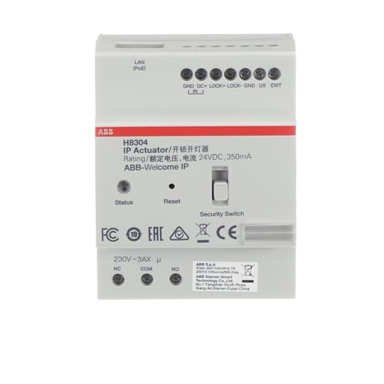 abb Toimilaite welcome 1x3a pv rj45 din ip
