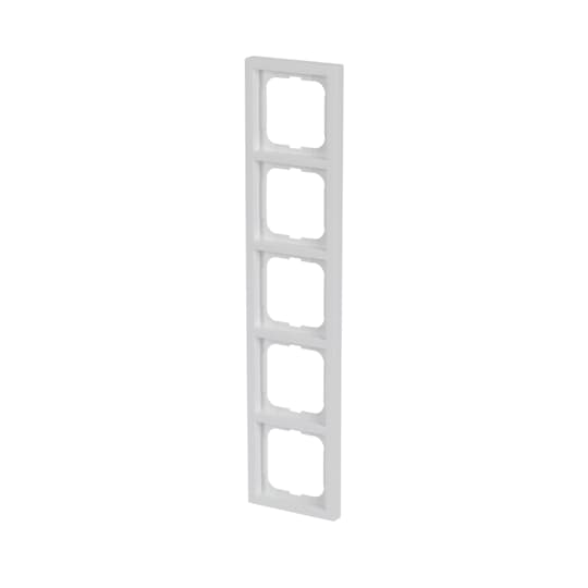 abb Ramme 5-hull, 80mm, hvit matt