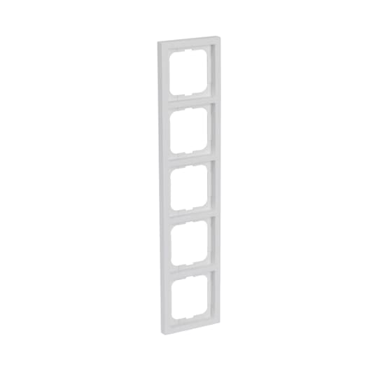 abb Ramme 5-hull, 80mm, hvit matt