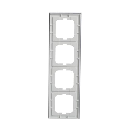 abb Täckram axcent 4-fack vit glas