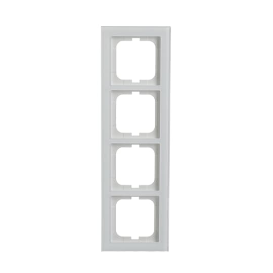 abb Täckram axcent 4-fack vit glas