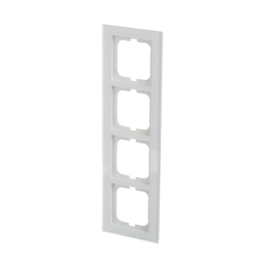 abb Täckram axcent 4-fack vit glas