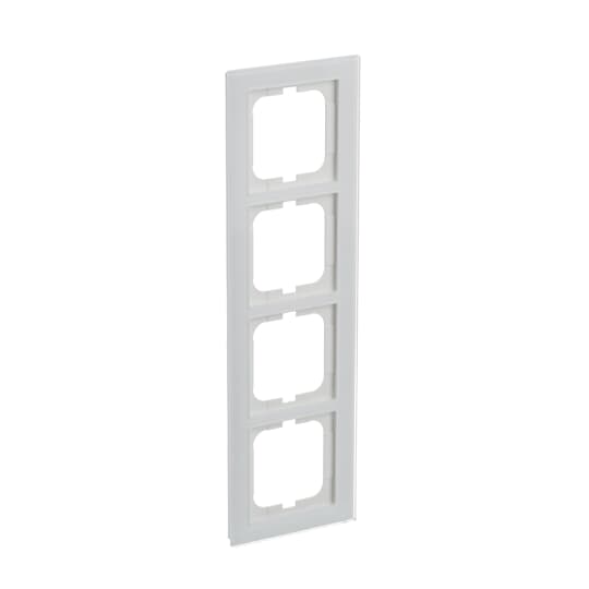 abb Täckram axcent 4-fack vit glas