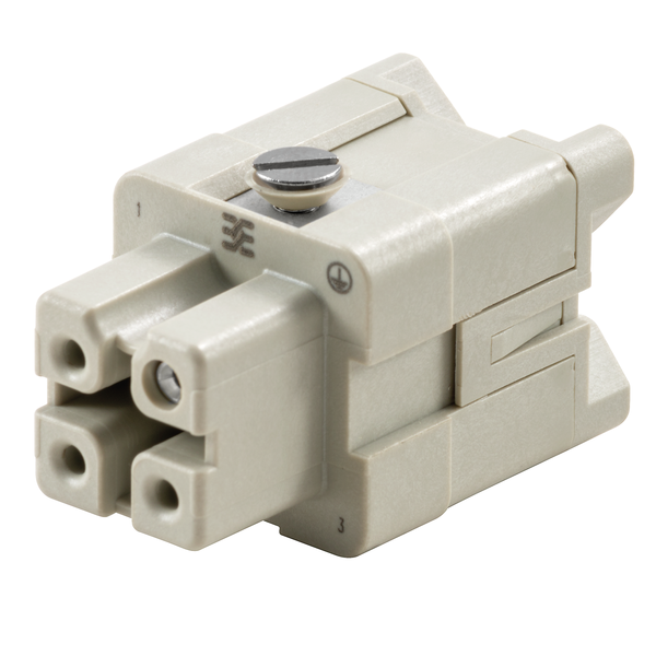 weidmüller Hdc innsats, hunn, 250 v, 22 a, 3 + pe, skru, str: 1