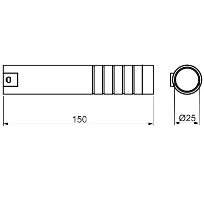 abb Ändholk 25 mm