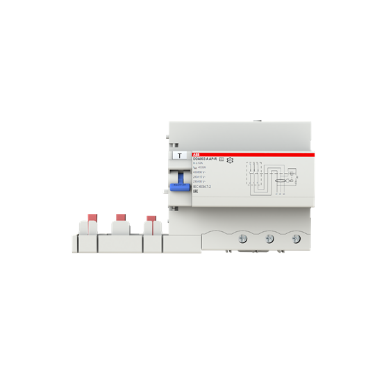 abb Jordfeilblokk dda803 a 63a/30ma ap-r