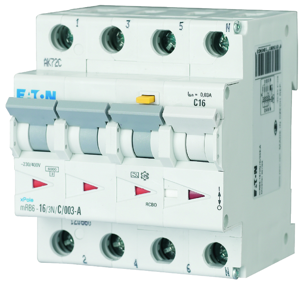 eaton Jordfeilautomat 32a 3p+n c 300maa