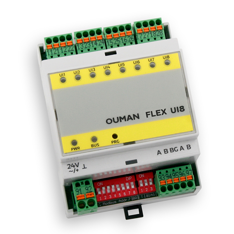 SISENDMOODUL OUFLEX-LE FLEX 8UI DIN-LIISTULE