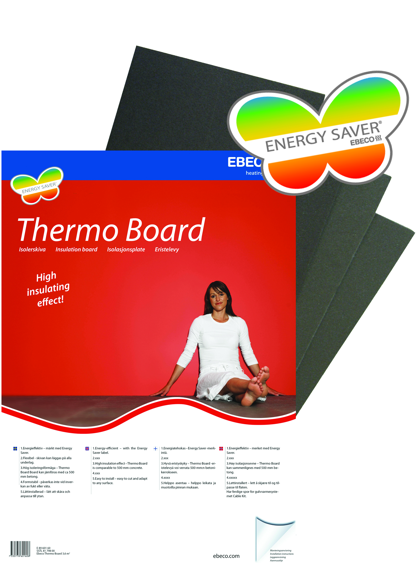 ebeco Asennus/eristelevy thermo board