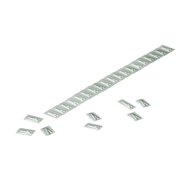 weidmüller Wsm 10 mrk a, ledermerking, 5.5x9.9 mm, syrefast, a200